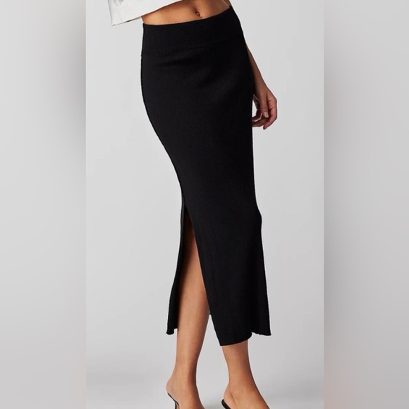 Free People Dresses & Skirts - Free People Ribbed Midi Skirt